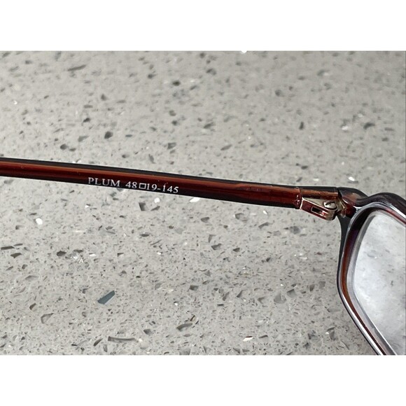 LIMITED EDITIONS Eyeglasses Frames ONLY 3RD AVE 48-19-145 Plum Full Rim - Picture 8 of 12